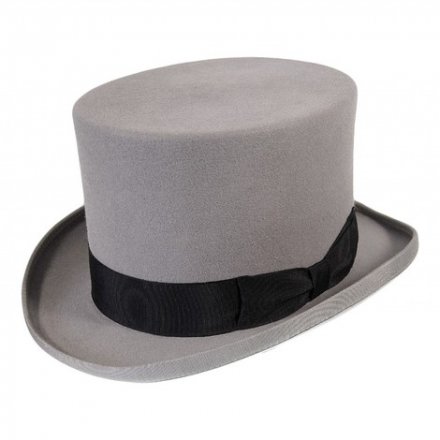 Hatte - Jaxon Victorian Top Hat (høj hat) (grå)