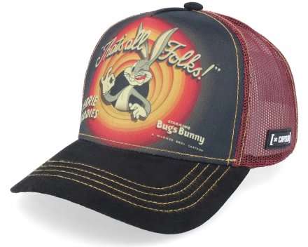 Kasket - Capslab Looney Tunes Bugs Bunny (sort/rød)