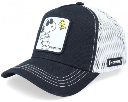 Cap - Capslab Peanuts Snoopy (Sort/Hvid)