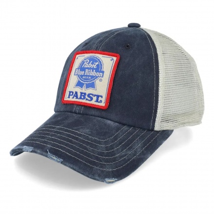 Kasket - American Needle PABST Orville Trucker (blå/off-white)