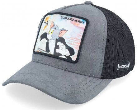 Kasket - Capslab Tom & Jerry Premium (sort/grå)