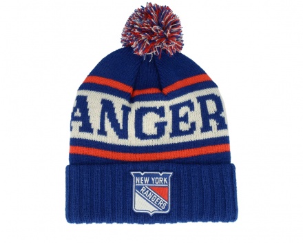 Beanies - American Needle New York Rangers Pillow Line Knit (blå/hvid/rød)