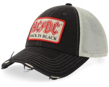 Kasket - American Needle ACDC Orville Trucker (hvid/sort)