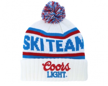 Beanies - American Needle Coors Light Pillow Line Knit (hvid)