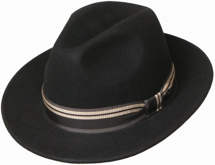 Hatte - Gårda Montefalco Fedora Wool Hat (sort)