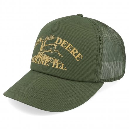 Kasket - John Deere Vintage JD TM Print Cap (mørkegrøn)