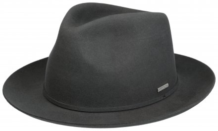 Hatte - Stetson Fedora Softfelt(grå)