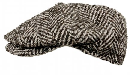 Sixpence / Flat cap - Gårda Venice Wool Newsboy Cap (brun/beige)
