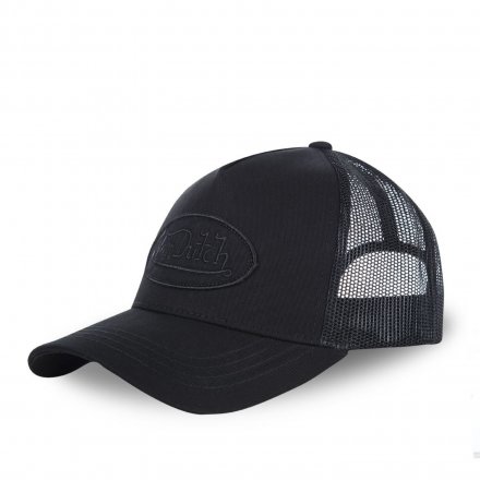 Kasket - Von Dutch Oval Patch Trucker (sort)