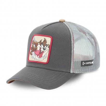 Kasket - Capslab Looney Tunes Taz TAZ1 Trucker (grå)