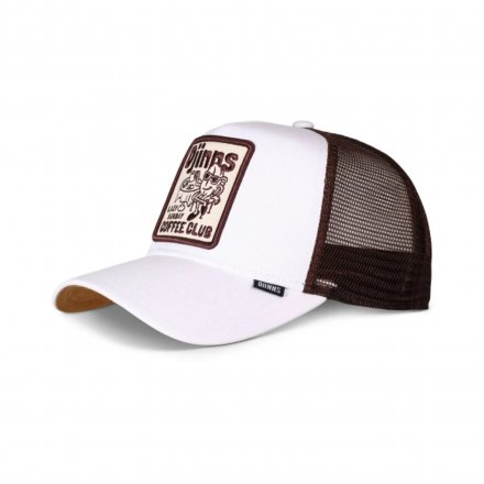 Kasket - Djinns HFT Coffee Trucker (hvid/brun)