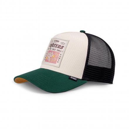 Kasket - Djinns HFT Food Oysters Trucker (hvid/grøn)