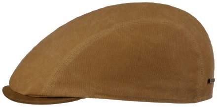 Sixpence / Flat cap - Stetson Ivy Cap Waxed Cotton (brun)