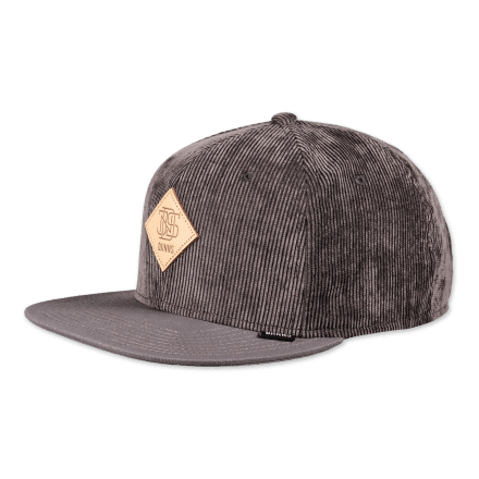 Caps - Djinn's Softcord Snapback Cap (grå)