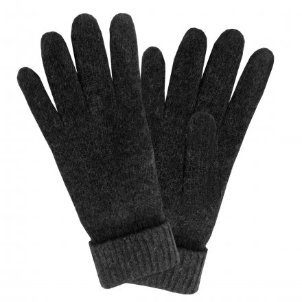 Handsker - HK Ladies Knitted Glove Wool/Angora (Sort)
