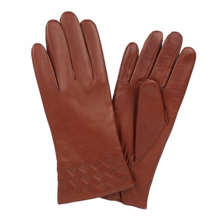 Handsker - HK Women's Hairsheep Leather Glove with Wool Lining (Cognac)