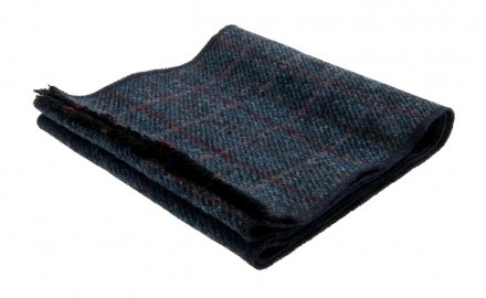Halstørklæder - CTH Ericson Edgar Harris Tweed Scarf (blå)