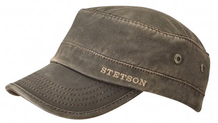 Sixpence / Flat cap - Stetson Winter Army Cap (brun)