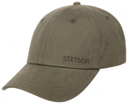 Caps - Stetson Brushed Twill Baseball Cap (olive)