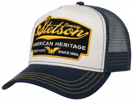 Caps - Stetson Trucker Cap American Heritage Vintage (blå)