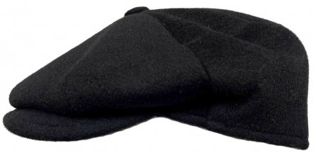 Sixpence / Flat cap - Gårda Cuba Newsboy Wool Cap (sort)