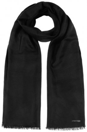 Halstørklæder - Stetson Scarf Wool (Sort)