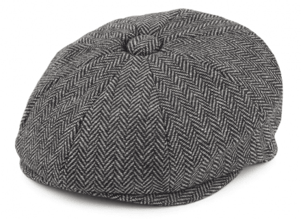 Sixpence / Flat cap - Jaxon Baby Tweed Newsboy Cap (grå)