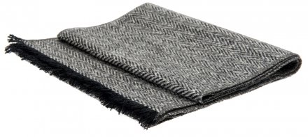 Halstørklæder - CTH Ericson Edgar Harris Tweed Scarf (sort)