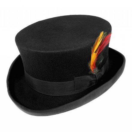 Hatte - Deadman Top Hat (høj hat) (sort)