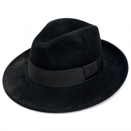 Hatte - Gårda Volterra Fedora Wool Hat (sort)