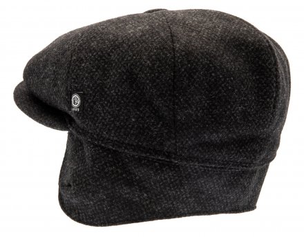Sixpence / Flat cap - CTH Ericson Gustav Earflap Re-Source Wool (grå)