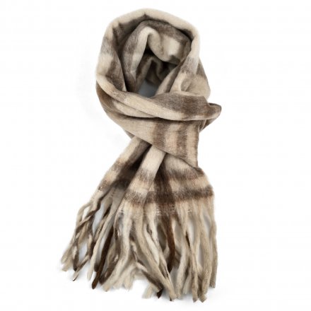 Halstørklæder - Gårda Piazzi Check Scarf (beige)