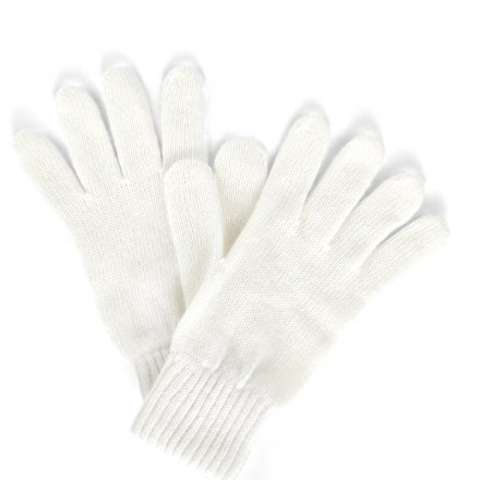 Handsker - Gårda Tolmin Knitted Wool Mix Gloves (hvid)
