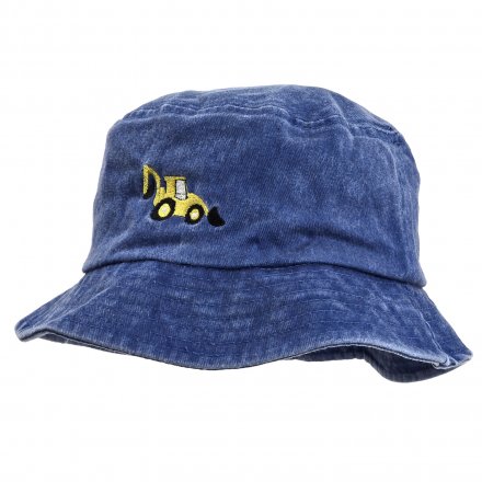 Hatte Barn - Gårda Bulldozer Bucket Hat (blå)