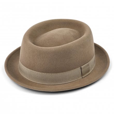 Hatte - Gårda Asolo Pork Pie Wool Hat (beige)