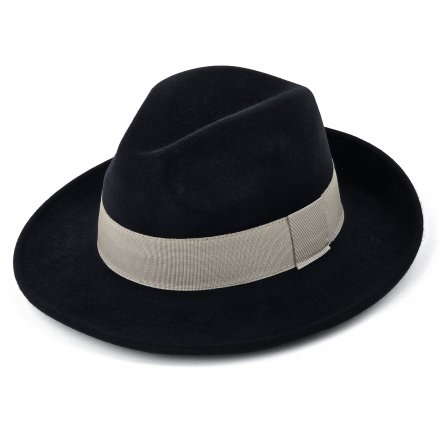 Hatte - Gårda Volterra Fedora Wool Hat (sort/creme)