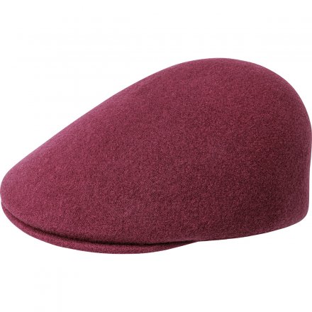 Sixpence / Flat cap - Kangol Seamless Wool 507 (cranberry)