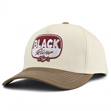 Kasket - Black River Charleston Cotton Snapback (off-white/kaki)