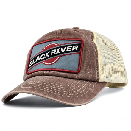 Kasket - Black River Dayton Washed Trucker (brun)