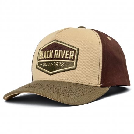 Kasket - Black River Timber Trucker (beige/grøn)