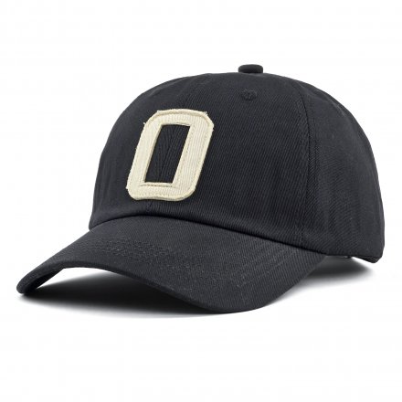 Kasket - Gårda Letter Cap 'O' (sort/hvid)