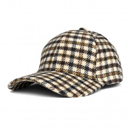Kasket - Gårda Varel Checkered Cap (beige)