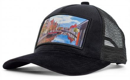 Caps - Gårda Velvet Trucker Amsterdam (sort/multi)