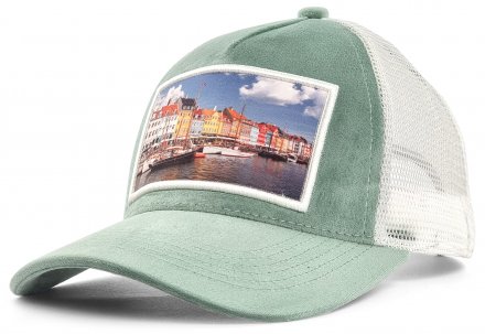 Caps - Gårda Velvet Trucker Copenhagen (grøn/hvid)