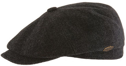 Sixpence / Flat cap - MJM Montreal Eco Merino Wool (antracit)