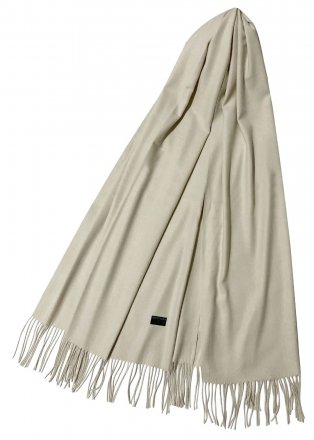 Halstørklæder - Gårda Soft Tassel Scarf (Beige)