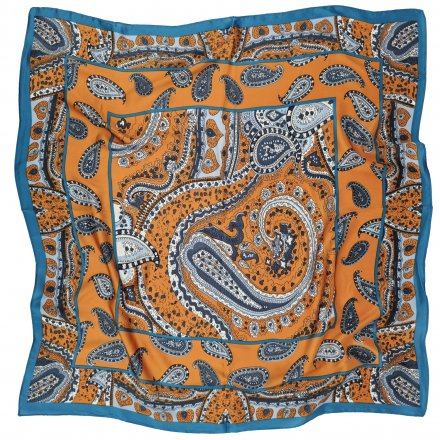 Tørklæde - Gårda Paisley Satin Scarf (orange)