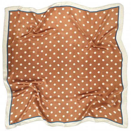 Tørklæde - Gårda Polka Dot Satin Scarf (orange)