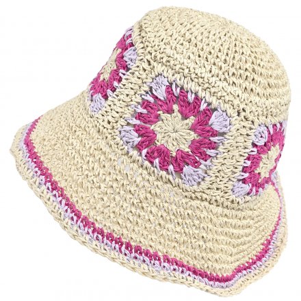 Stråhat - Gårda Crete Bucket hat (natur/multi)
