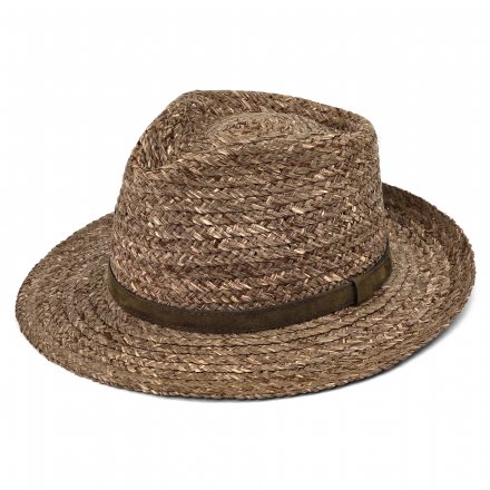 Stråhat - Gårda Tenerife Raffia Fedora (natur/brun)